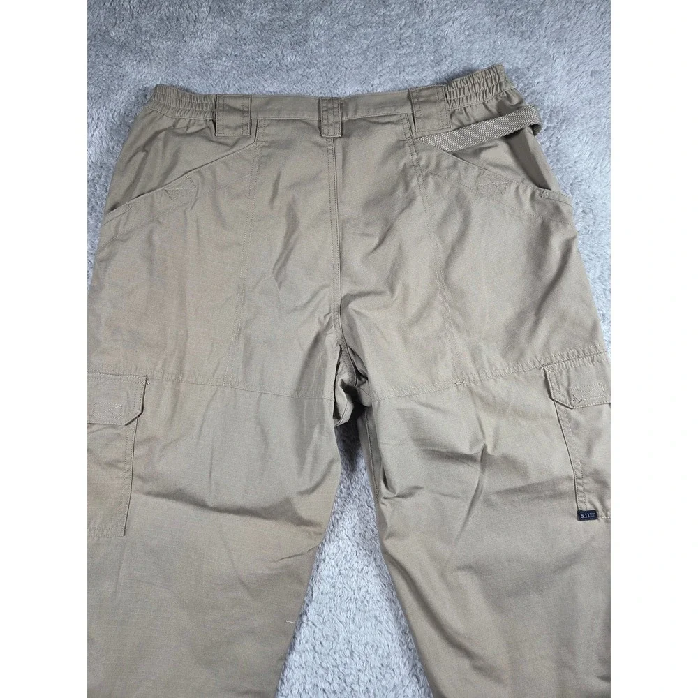 5.11 Tactical Cargo Pants 38x30 Khaki Mens Ripstop Work Utility Trousers